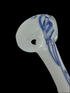 4 Inch Glass Spoon Pipe - Blue Loops