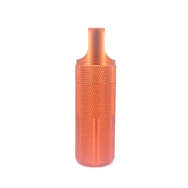 Premium orange smell proof and waterproof stash jar.