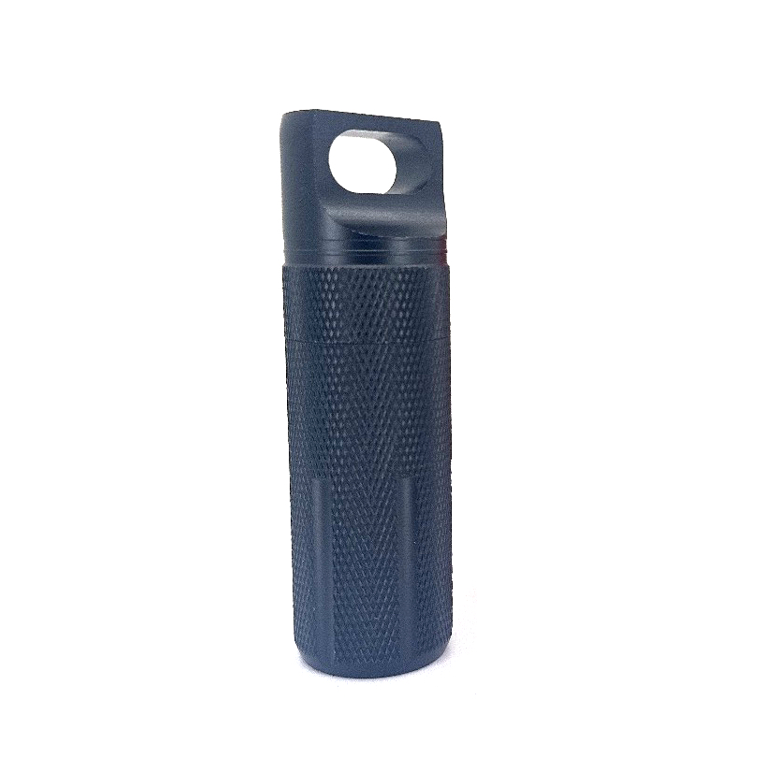 Premium black smell proof and waterproof stash jar.