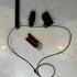 Custom wooden one hitter dugout, chillum, festival special stash jar and leather neck pouch set.
