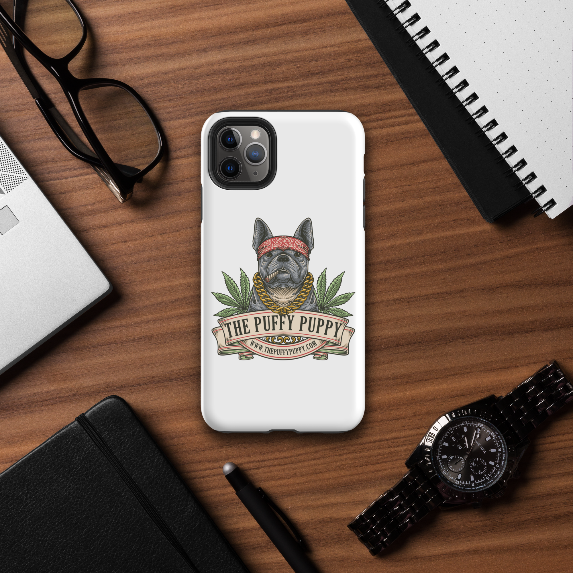 Puffy Puppy Iphone Case
