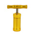Gold rosin pollen kief press.